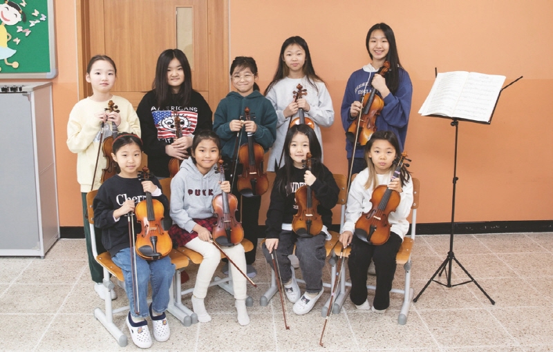 호수초 방과후 프로그램은 양질의 프로그램으로  학생, 학부모로부터 인기가 많다. 바이올린 교실